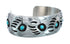 Native American Sterling Silver Turquoise Bear Paw Cuff Bracelet JX128859